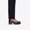 Zapatos de salón Shaya Poppy de cuero negro para mujer Zapatos de salón Shaya Poppy de cuero negro para mujer