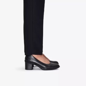 Zapatos de salón Shaya Poppy de cuero negro para mujer