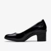 Zapatos de salón Shaya Poppy negros de charol para mujer Zapatos de salón Shaya Poppy negros de charol para mujer