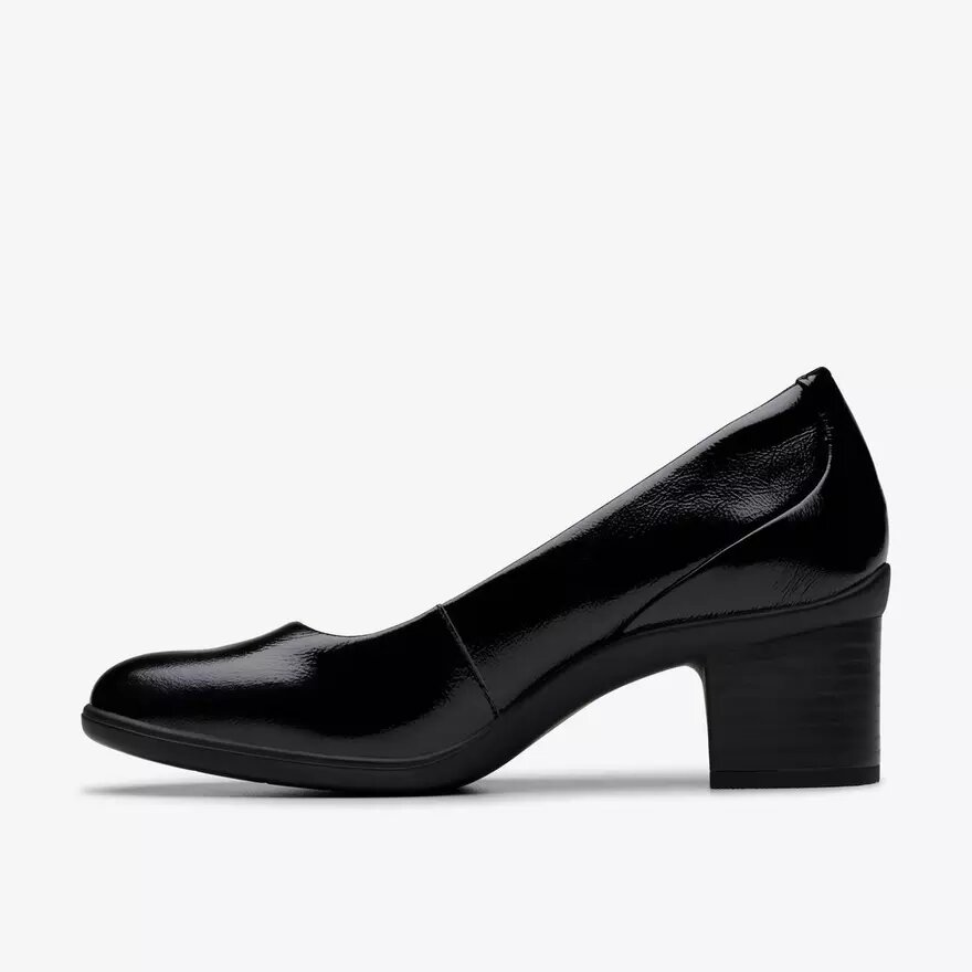 Zapatos de salón Shaya Poppy negros de charol para mujer Zapatos de salón Shaya Poppy negros de charol para mujer