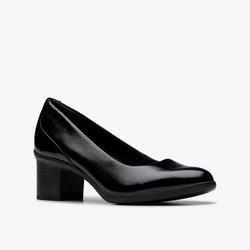 Zapatos de salón Shaya Poppy negros de charol para mujer Zapatos de salón Shaya Poppy negros de charol para mujer