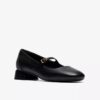 Zapatos de tacón Daiss30 Bar de piel negra para mujer Zapatos de tacón Daiss30 Bar de piel negra para mujer