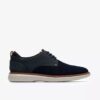 Zapatos Derby Brantin Plain de punto azul marino para hombre