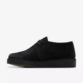 Zapatos Desert Trek de ante negro para mujer