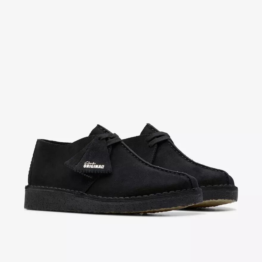 Zapatos Desert Trek de ante negro para mujer Zapatos Desert Trek de ante negro para mujer