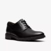 Zapatos lisos negros de piel lisa Emmet para hombre
