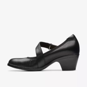 Zapatos Merceditas Emily 2 Mabel de cuero negro para mujer