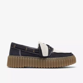 Zapatos náuticos combinados Torhill Boat para mujer en azul marino