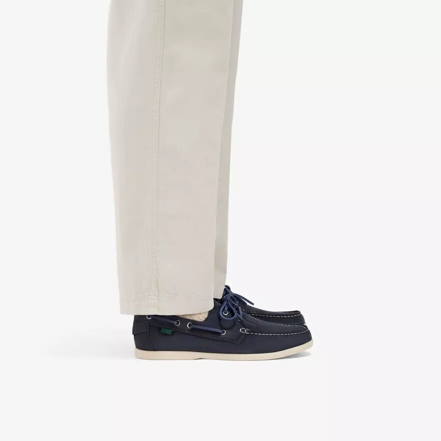 Zapatos náuticos de cordones Charmouth para hombre, en nubuck azul marino Zapatos náuticos de cordones Charmouth para hombre, en nubuck azul marino