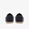 Zapatos náuticos de cordones Charmouth para hombre, en nubuck azul marino Zapatos náuticos de cordones Charmouth para hombre, en nubuck azul marino