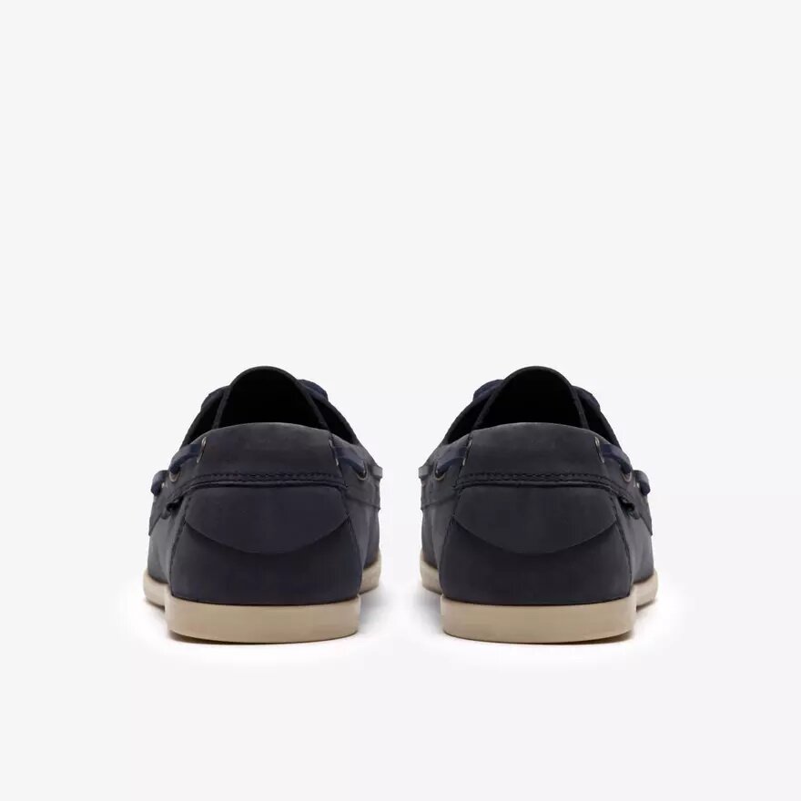 Zapatos náuticos de cordones Charmouth para hombre, en nubuck azul marino Zapatos náuticos de cordones Charmouth para hombre, en nubuck azul marino