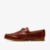 Zapatos náuticos de cordones Charmouth para hombre en piel color tostado Zapatos náuticos de cordones Charmouth para hombre en piel color tostado