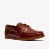 Zapatos náuticos de cordones Charmouth para hombre en piel color tostado Zapatos náuticos de cordones Charmouth para hombre en piel color tostado