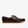 Zapatos náuticos de cuero marrón con cordones Charmouth para hombre Zapatos náuticos de cuero marrón con cordones Charmouth para hombre