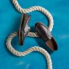Zapatos náuticos de cuero marrón con cordones Charmouth para hombre Zapatos náuticos de cuero marrón con cordones Charmouth para hombre