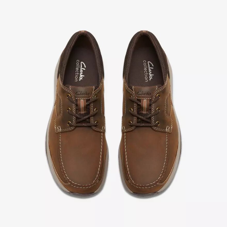 Zapatos náuticos de hombre Sailview con cordones, de piel encerada Zapatos náuticos de hombre Sailview con cordones, de piel encerada