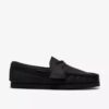 Zapatos náuticos Godney Boat de cuero negro para hombre