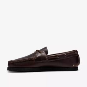 Zapatos náuticos Godney para hombre, de piel marrón