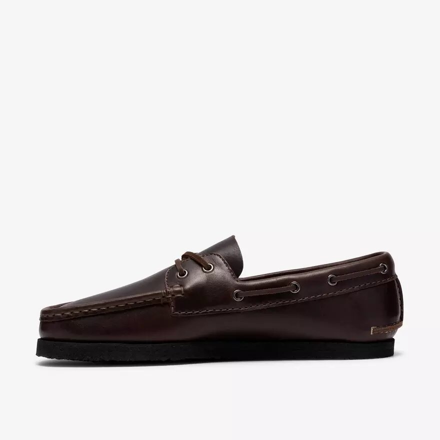 Zapatos náuticos Godney para hombre, de piel marrón Zapatos náuticos Godney para hombre, de piel marrón