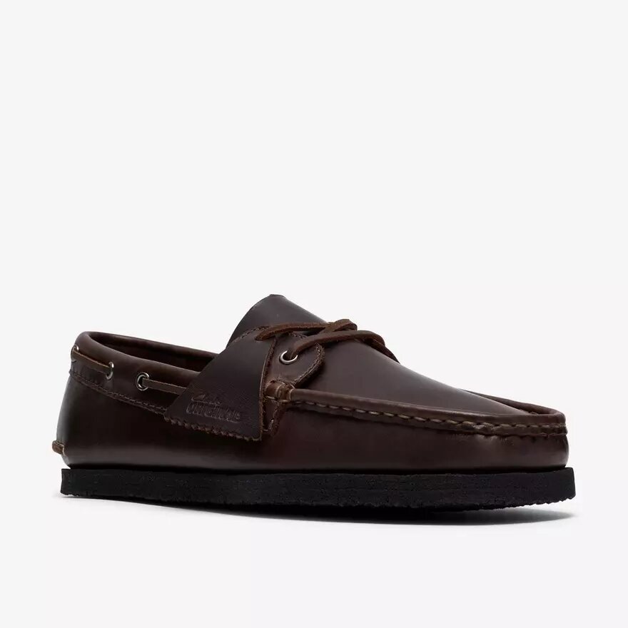 Zapatos náuticos Godney para hombre, de piel marrón Zapatos náuticos Godney para hombre, de piel marrón