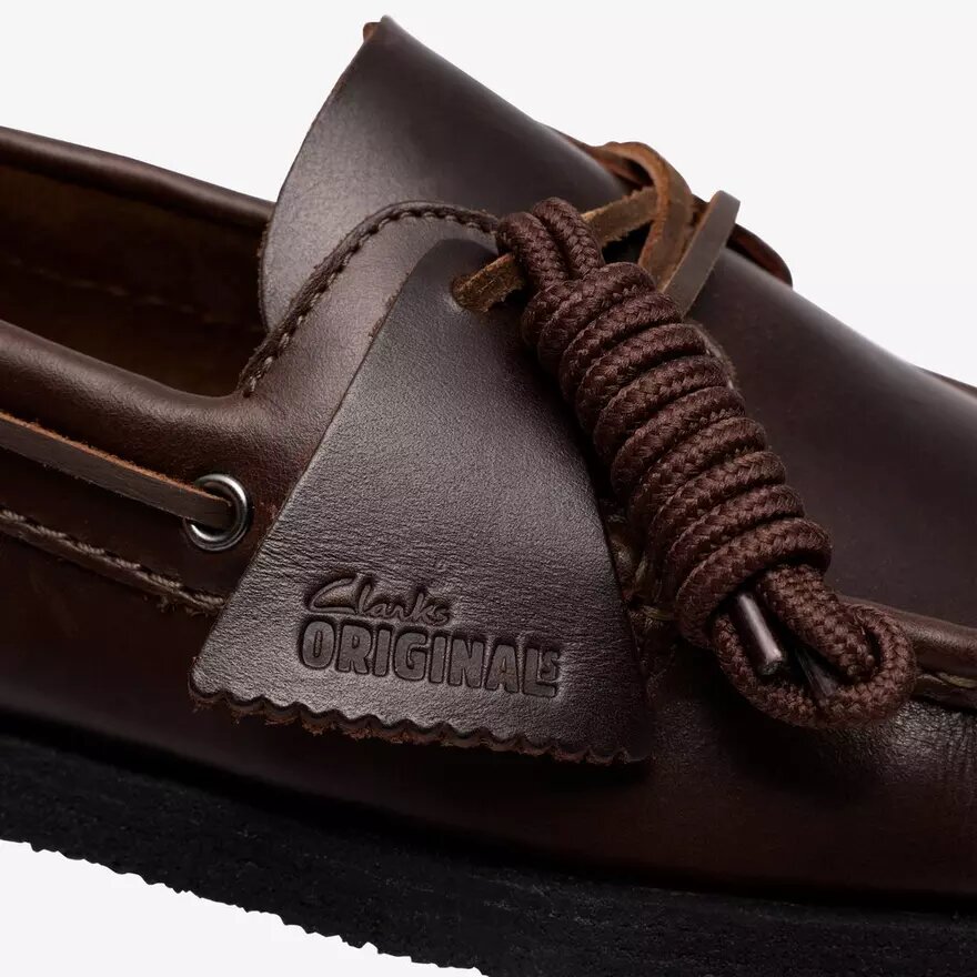 Zapatos náuticos Godney para hombre, de piel marrón Zapatos náuticos Godney para hombre, de piel marrón