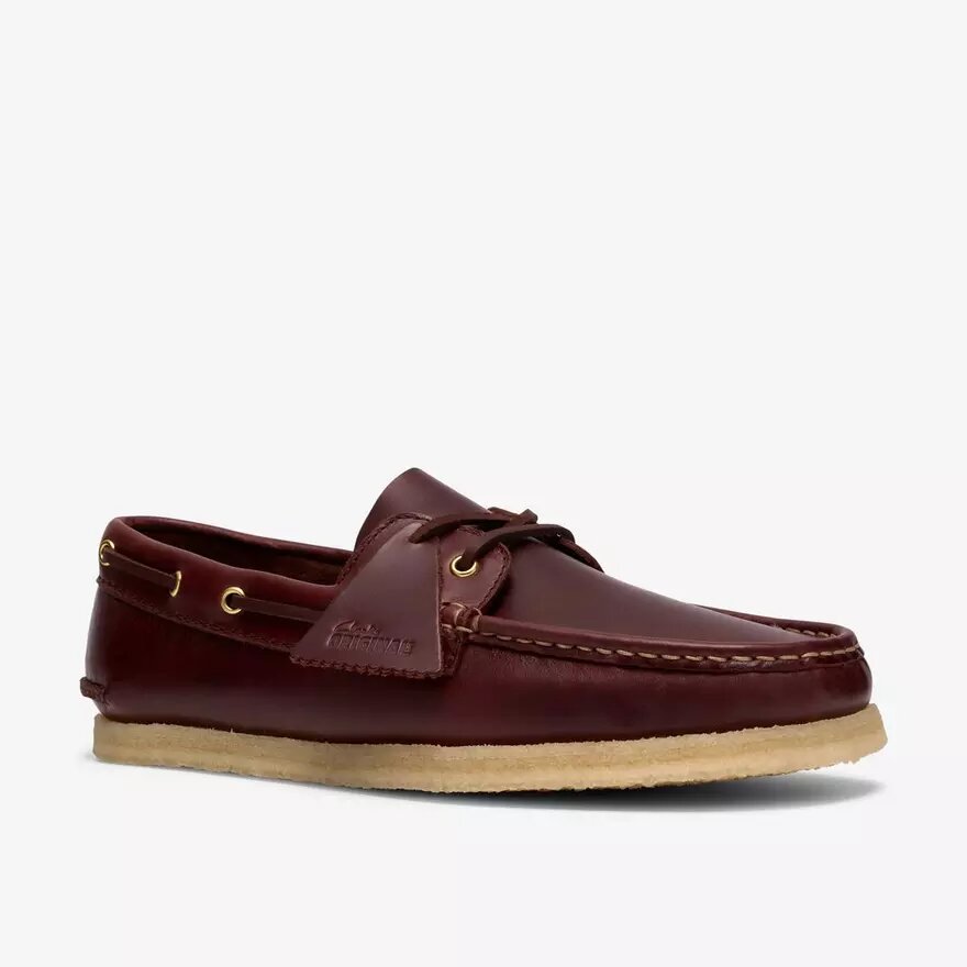 Zapatos náuticos Godney para hombre en piel British Tan Zapatos náuticos Godney para hombre en piel British Tan