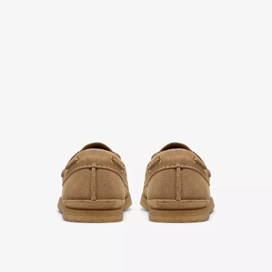 Zapatos náuticos Godney para mujer en ante color arce Zapatos náuticos Godney para mujer en ante color arce