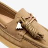 Zapatos náuticos Godney para mujer en ante color arce Zapatos náuticos Godney para mujer en ante color arce