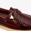 Zapatos náuticos Godney para mujer. Zapatos náuticos británicos de piel color tostado
