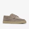 Zapatos náuticos Lockford Boat de ante gris para hombre