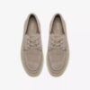 Zapatos náuticos Lockford Boat de ante gris para hombre