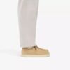 Zapatos náuticos Lockford para hombre en ante color arena oscuro