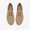 Zapatos náuticos Lockford para hombre en ante color arena oscuro