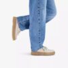 Zapatos náuticos Torhill para mujer en nubuck color crema