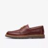 Zapatos náuticos Weltridge Moc para hombre, de piel en tono marrón oscuro Zapatos náuticos Weltridge Moc para hombre, de piel en tono marrón oscuro