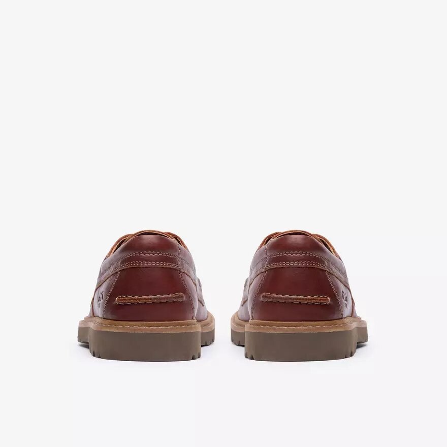 Zapatos náuticos Weltridge Moc para hombre, de piel en tono marrón oscuro Zapatos náuticos Weltridge Moc para hombre, de piel en tono marrón oscuro
