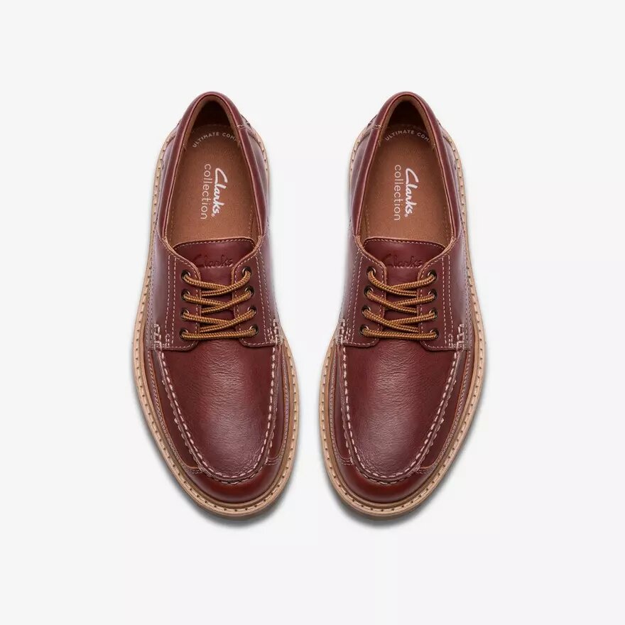 Zapatos náuticos Weltridge Moc para hombre, de piel en tono marrón oscuro Zapatos náuticos Weltridge Moc para hombre, de piel en tono marrón oscuro