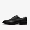 Zapatos Oxford Bowburn Cap de cuero negro para hombre Zapatos Oxford Bowburn Cap de cuero negro para hombre