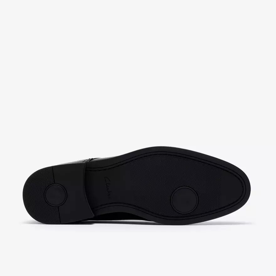Zapatos Oxford Bowburn Cap de cuero negro para hombre Zapatos Oxford Bowburn Cap de cuero negro para hombre