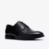 Zapatos Oxford Bowburn de cuero negro con cordones para hombre Zapatos Oxford Bowburn de cuero negro con cordones para hombre