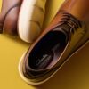 Zapatos Oxford Brantin Plain de cuero marrón oscuro para hombre Zapatos Oxford Brantin Plain de cuero marrón oscuro para hombre