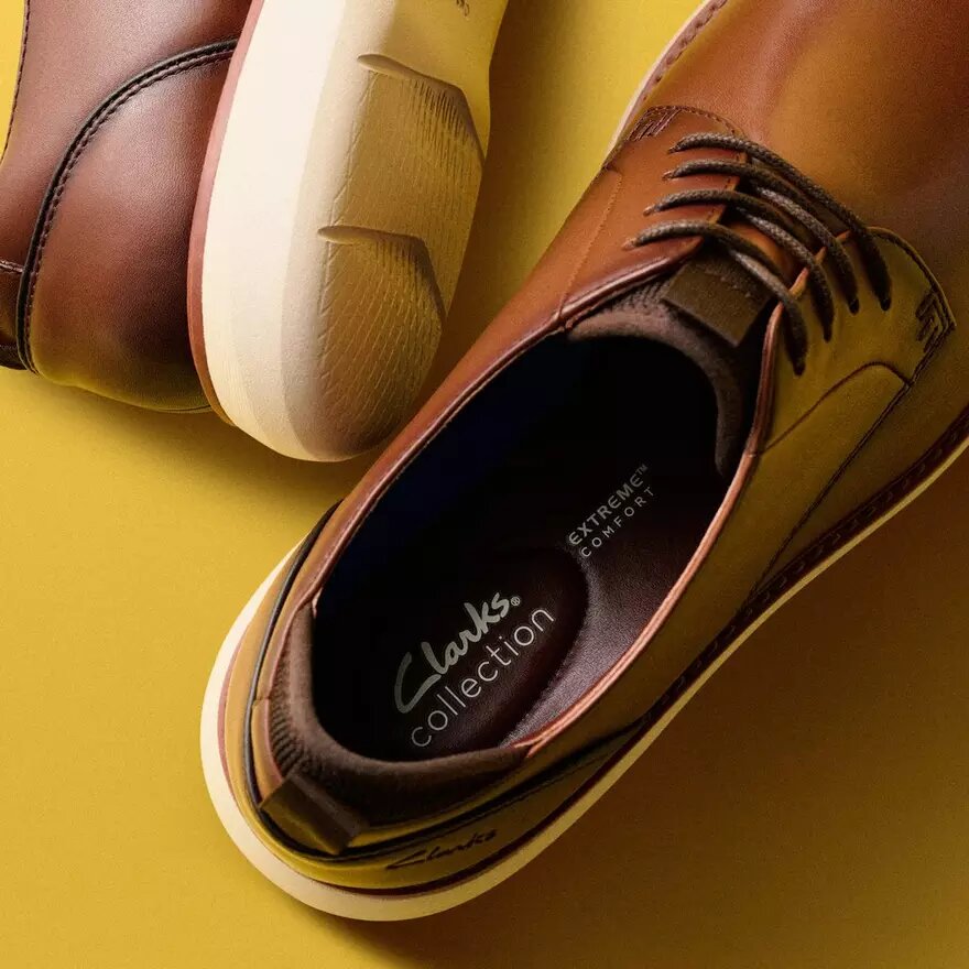 Zapatos Oxford Brantin Plain de cuero marrón oscuro para hombre Zapatos Oxford Brantin Plain de cuero marrón oscuro para hombre