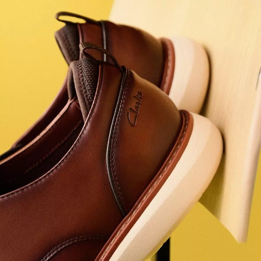 Zapatos Oxford Brantin Plain de cuero marrón oscuro para hombre Zapatos Oxford Brantin Plain de cuero marrón oscuro para hombre