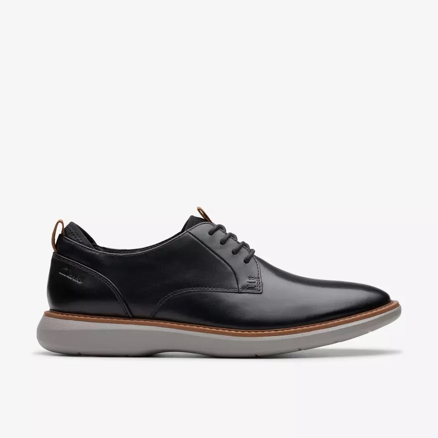 Zapatos Oxford Brantin Plain de cuero negro para hombre Zapatos Oxford Brantin Plain de cuero negro para hombre