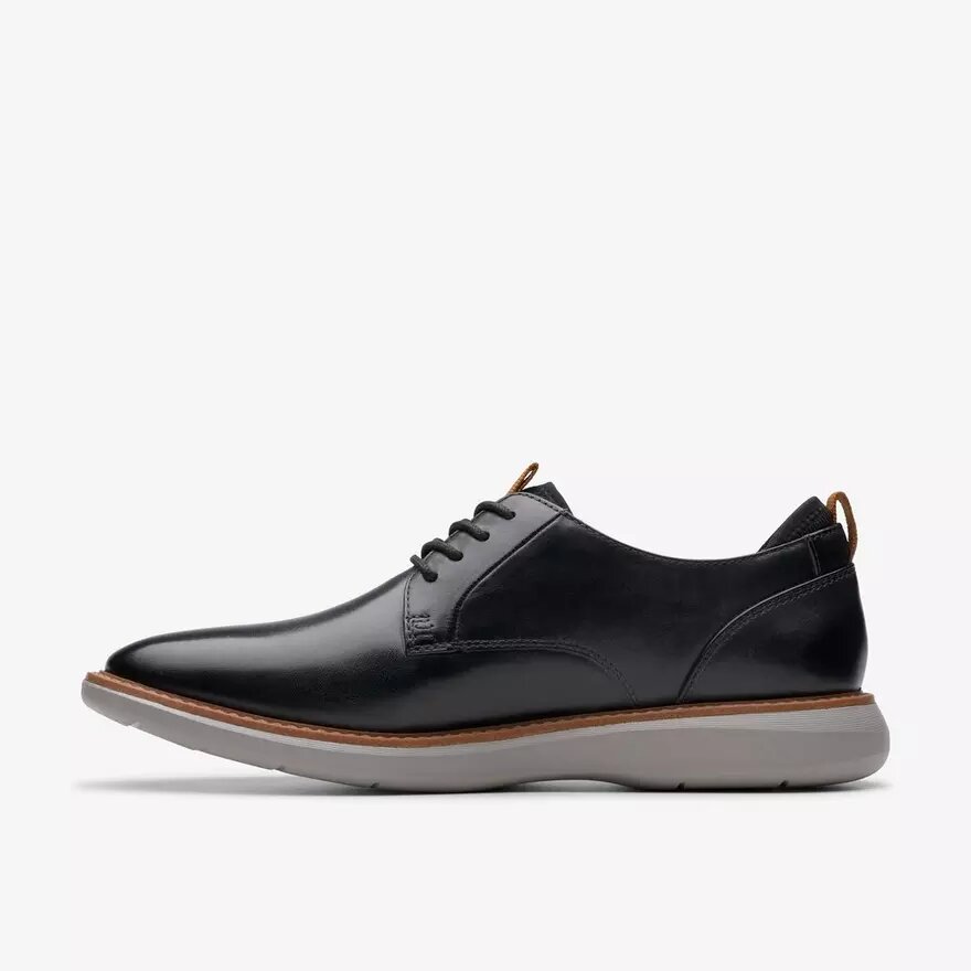 Zapatos Oxford Brantin Plain de cuero negro para hombre Zapatos Oxford Brantin Plain de cuero negro para hombre