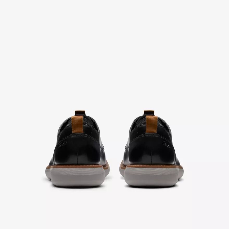 Zapatos Oxford Brantin Plain de cuero negro para hombre Zapatos Oxford Brantin Plain de cuero negro para hombre