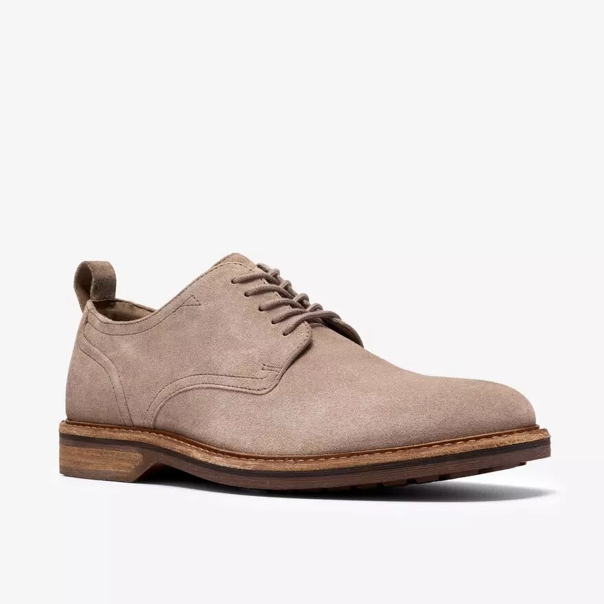 Zapatos Oxford de ante gris con cordones Aldwin para hombre Zapatos Oxford de ante gris con cordones Aldwin para hombre