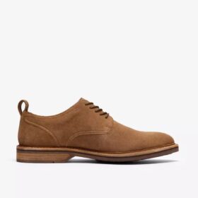 Zapatos Oxford de ante marrón claro con cordones Aldwin para hombre