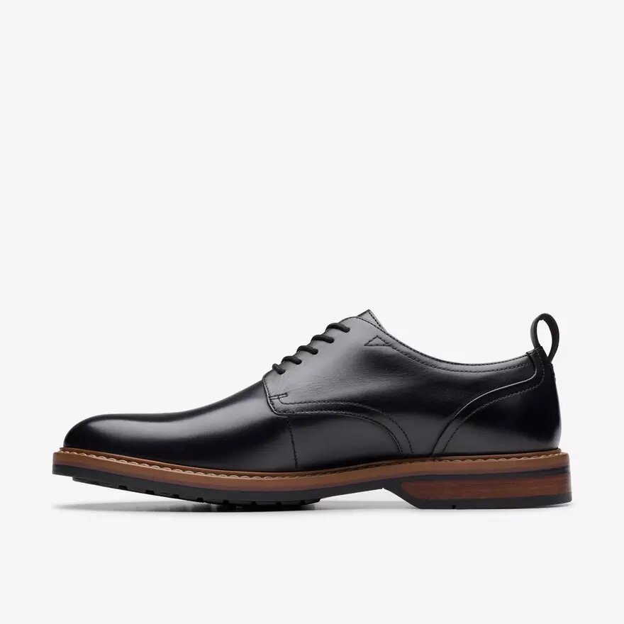 Zapatos Oxford de cuero negro con cordones Aldwin para hombre Zapatos Oxford de cuero negro con cordones Aldwin para hombre
