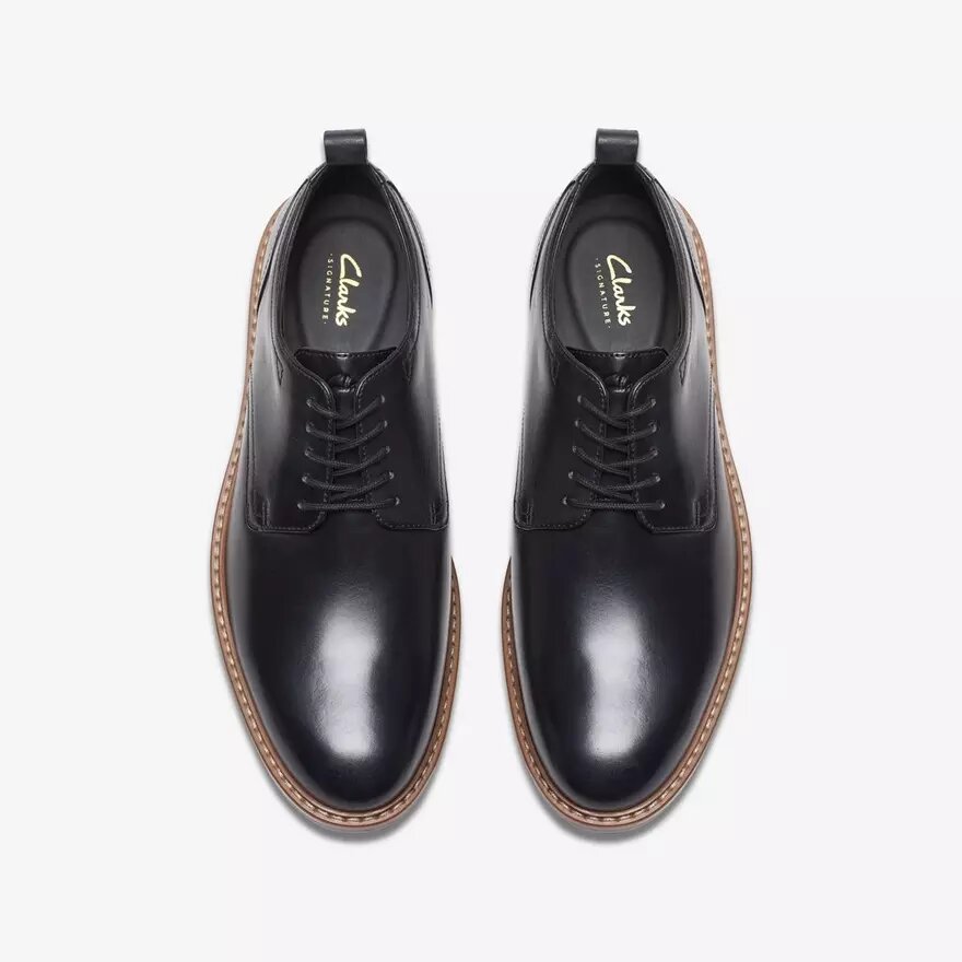 Zapatos Oxford de cuero negro con cordones Aldwin para hombre Zapatos Oxford de cuero negro con cordones Aldwin para hombre